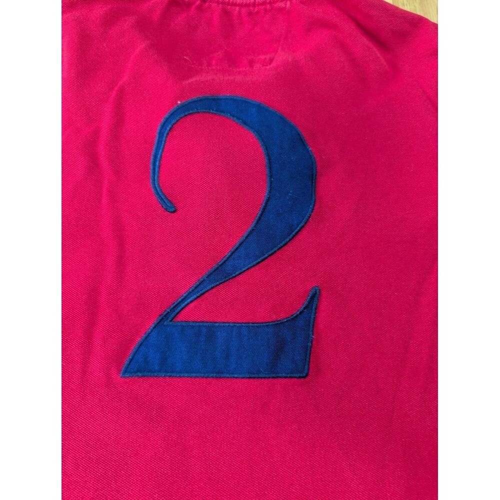 Polo Ralph Lauren Big Pony Crest Polo Shirt Red Gold #2 Womens XL Short Sleeve - Picture 8 of 9